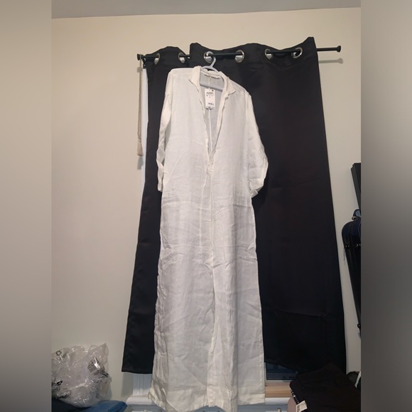 ZARA 100% LINEN JUMPSUIT - Picture 2 of 4